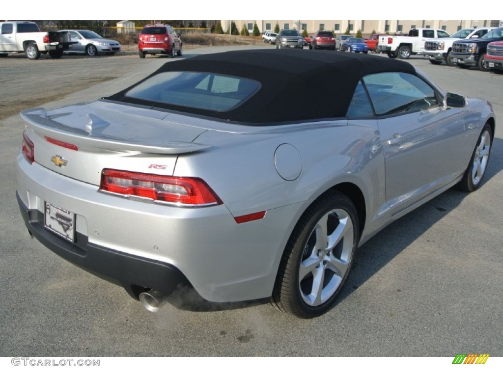 2015 Camaro LT/RS Convertible - Silver Ice Metallic / Black photo #6