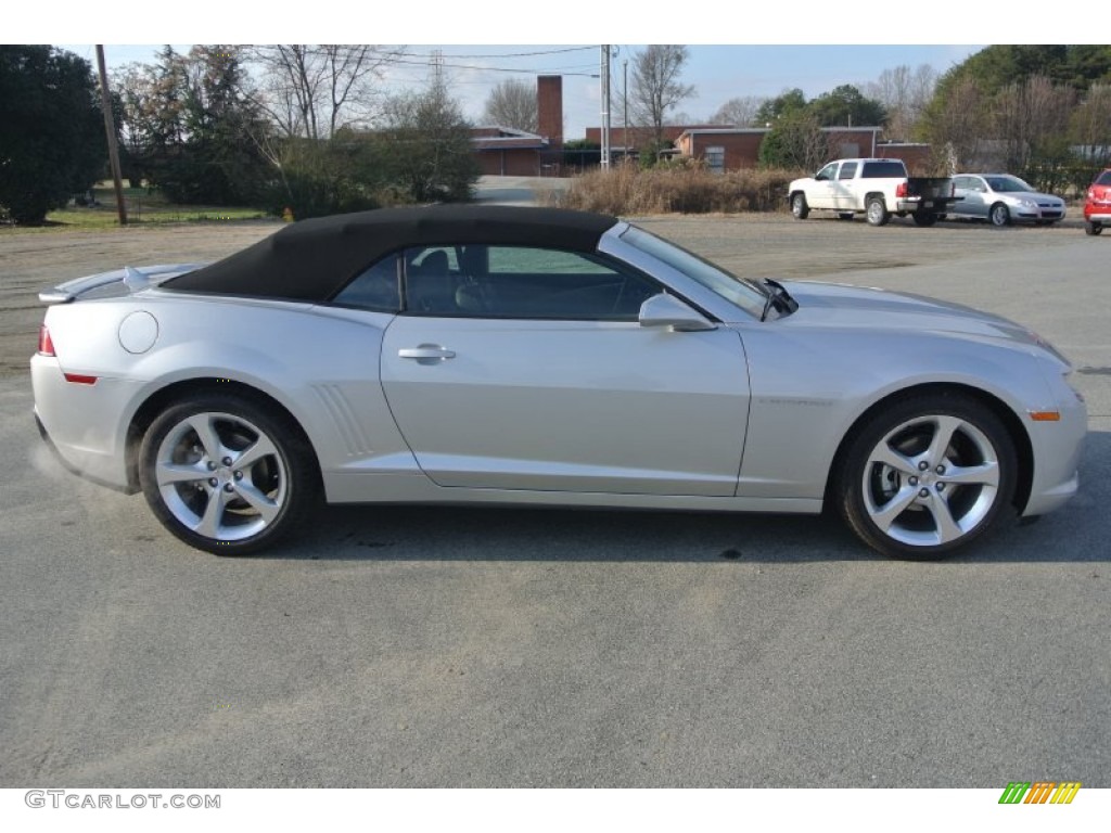 2015 Camaro LT/RS Convertible - Silver Ice Metallic / Black photo #7