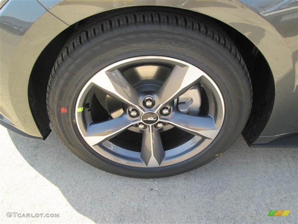 2015 Mustang V6 Coupe - Magnetic Metallic / Ebony photo #6