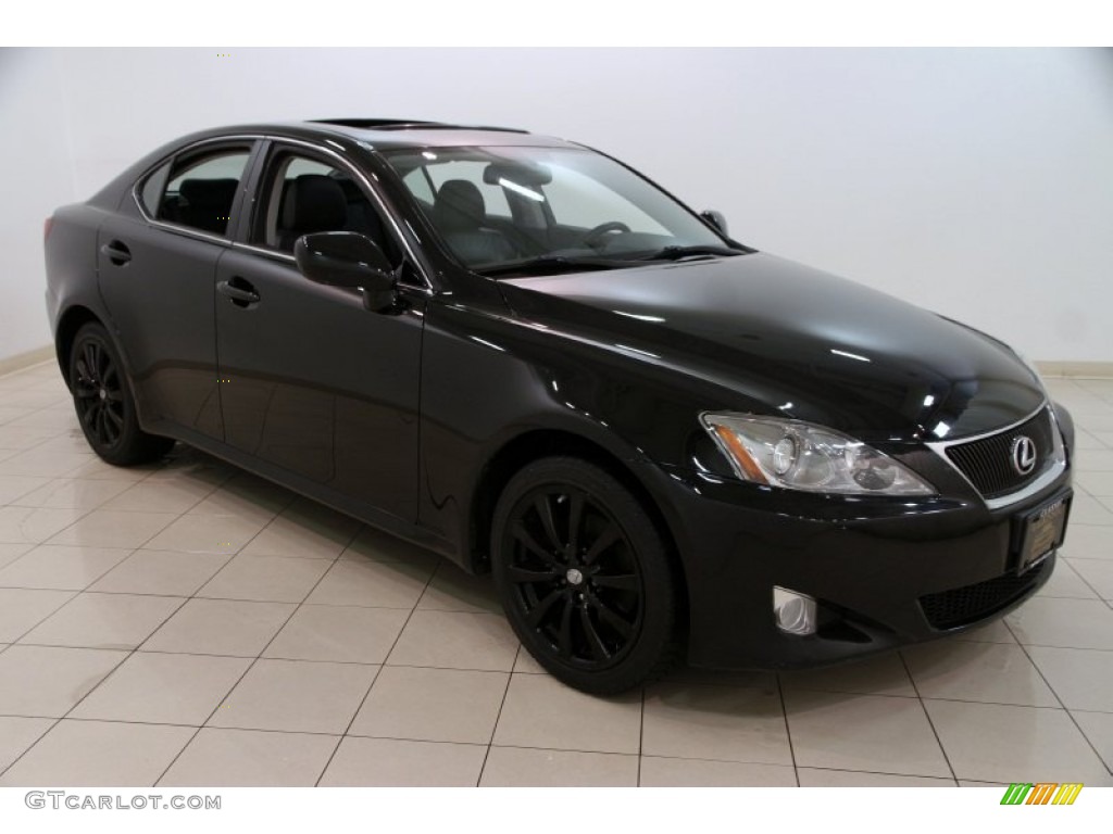 2006 IS 250 AWD - Black Onyx / Black photo #1