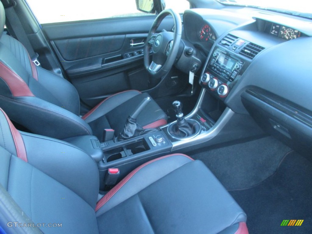 Carbon Black Interior 2015 Subaru Wrx Sti Limited Photo