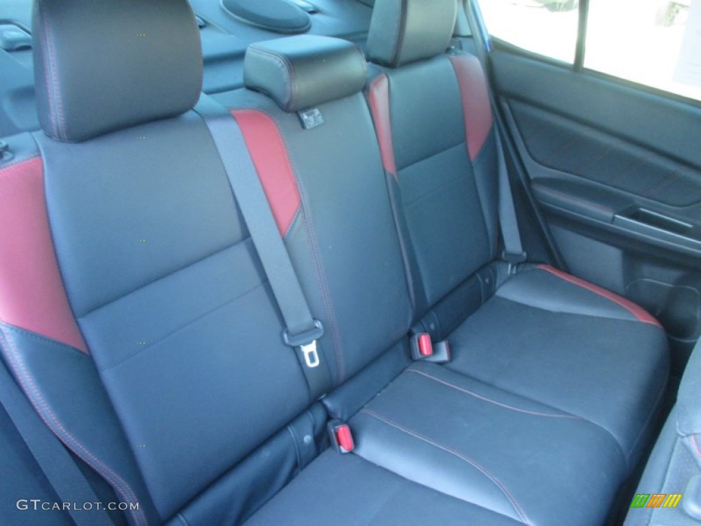 Carbon Black Interior 2015 Subaru WRX STI Limited Photo #101595932