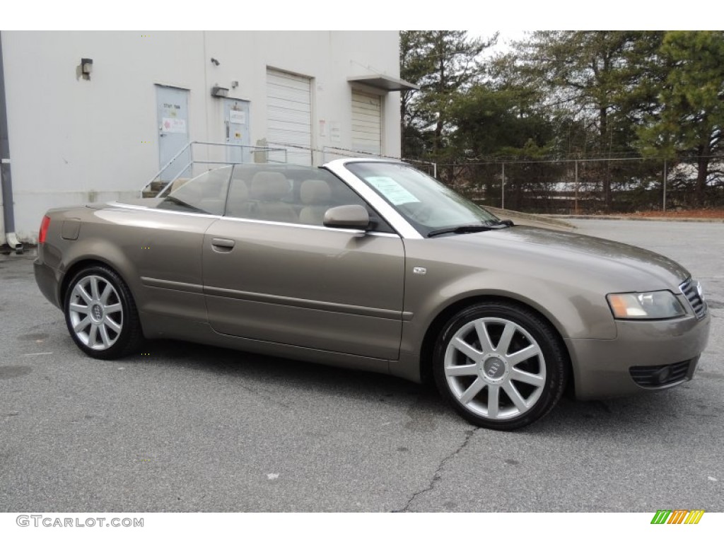 Alpaka Beige Pearl Effect 2004 Audi A4 1.8T Cabriolet Exterior Photo #101596625