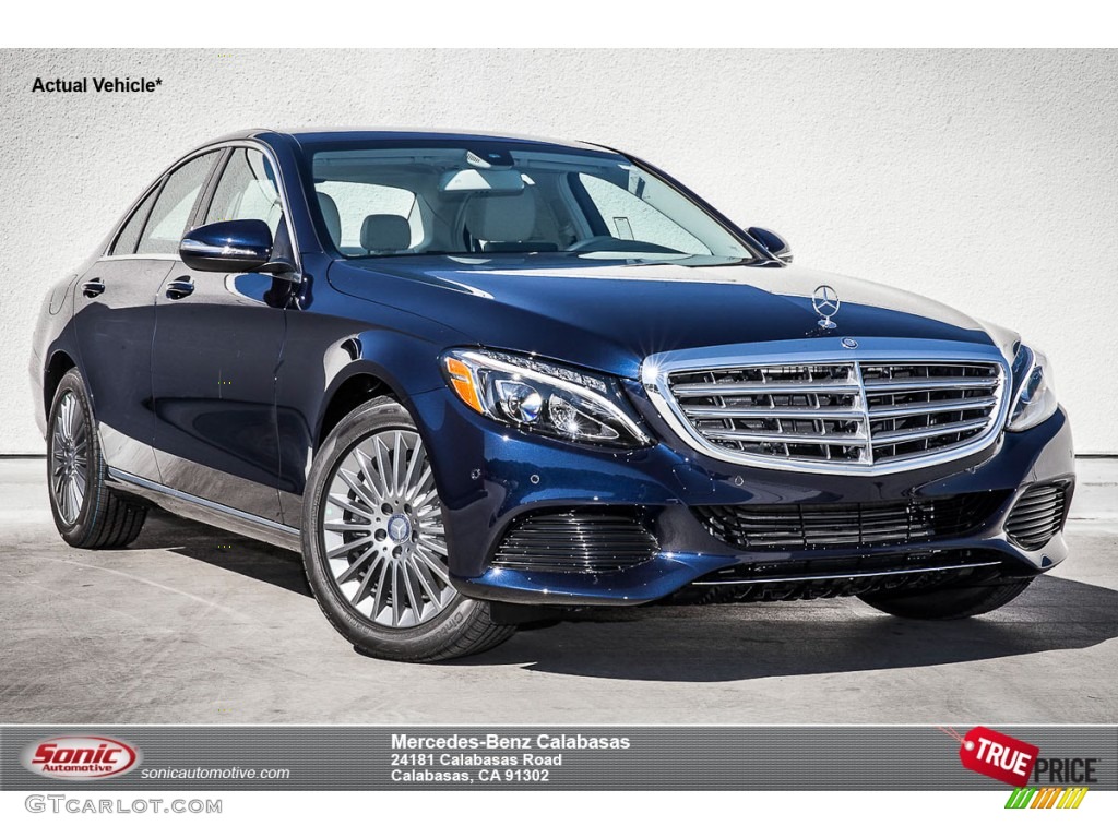 2015 C 300 - Lunar Blue Metallic / Crystal Grey/Deep Sea Blue photo #1