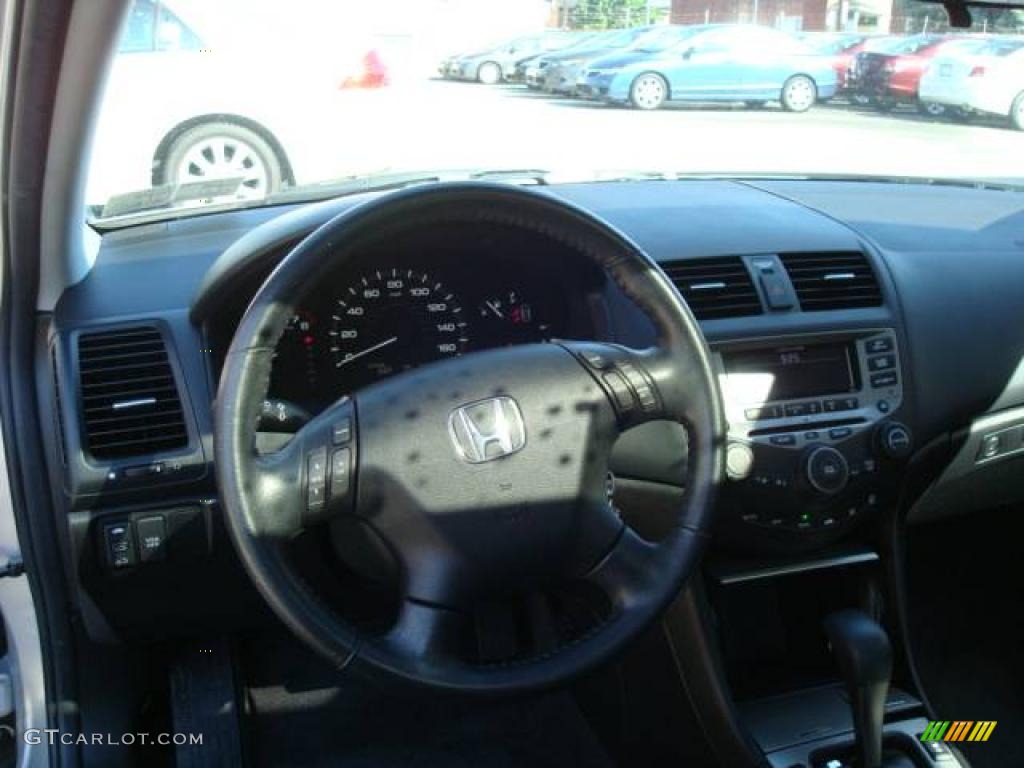 2006 Accord EX-L V6 Sedan - Alabaster Silver Metallic / Black photo #12