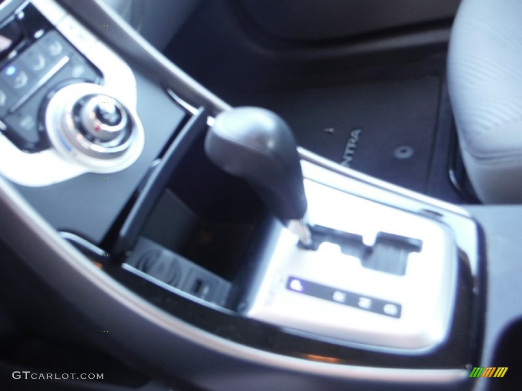 2012 Elantra GLS - Black Noir Pearl / Gray photo #15