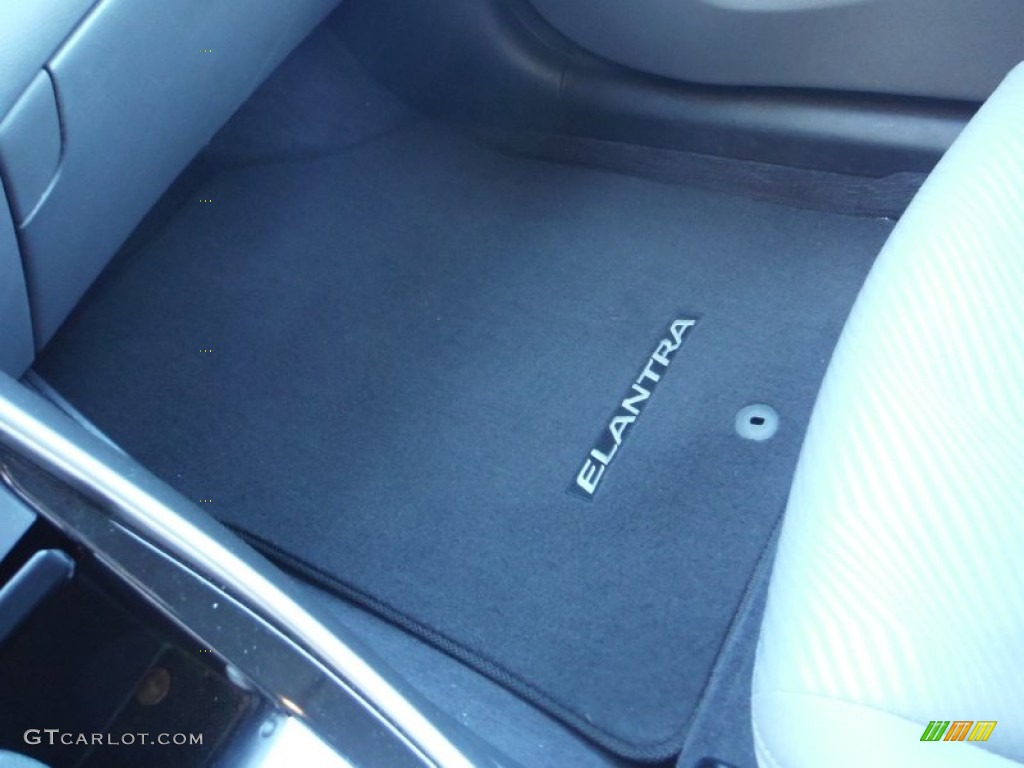 2012 Elantra GLS - Black Noir Pearl / Gray photo #16