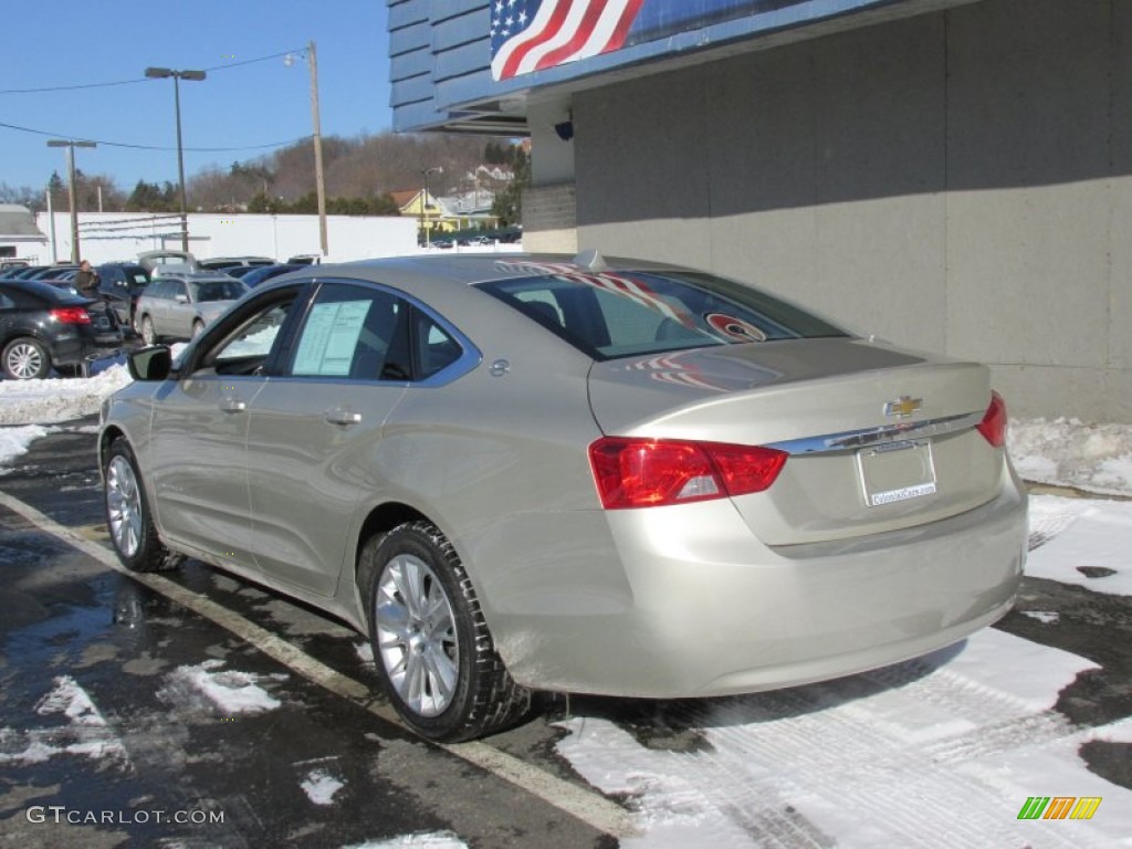 2014 Impala LS - Champagne Silver Metallic / Jet Black/Dark Titanium photo #4