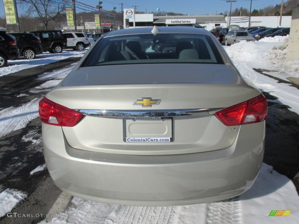 2014 Impala LS - Champagne Silver Metallic / Jet Black/Dark Titanium photo #5