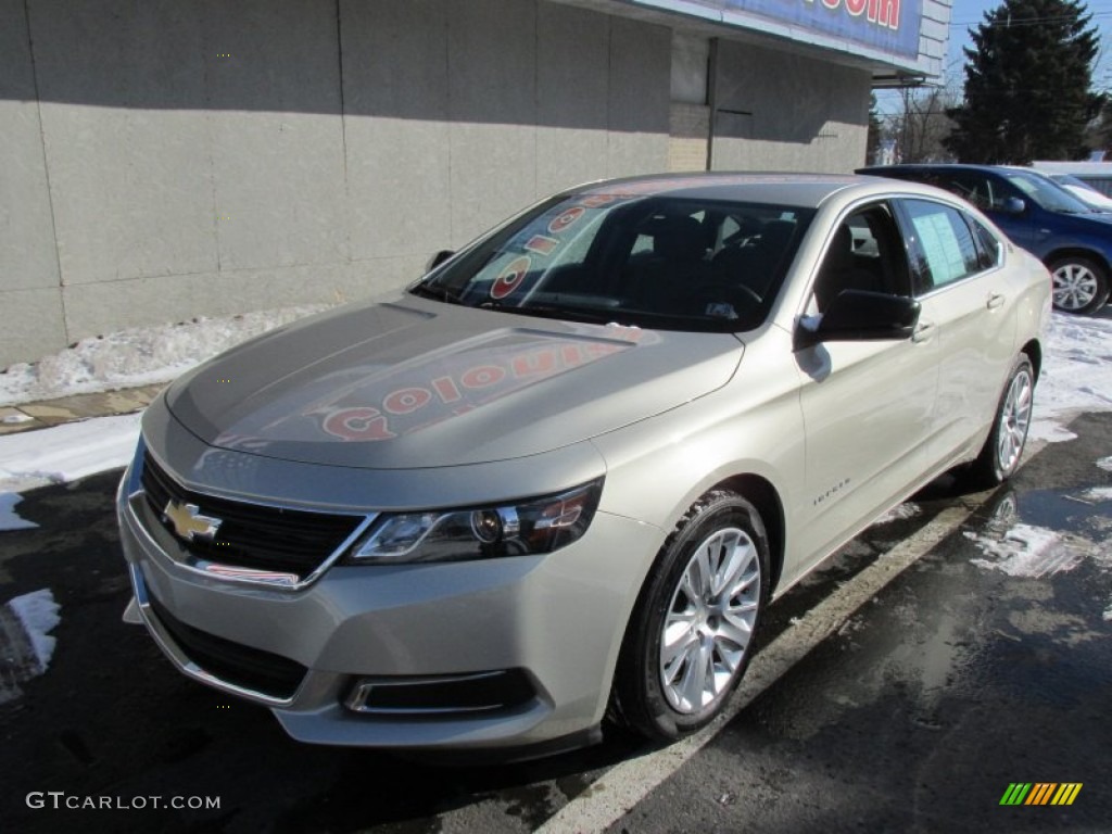 2014 Impala LS - Champagne Silver Metallic / Jet Black/Dark Titanium photo #9