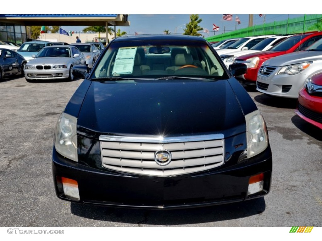 2003 CTS Sedan - Sable Black / Light Neutral photo #2
