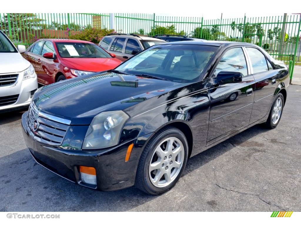 2003 CTS Sedan - Sable Black / Light Neutral photo #29
