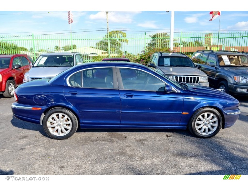 2003 X-Type 2.5 - Pacific Blue Metallic / Sand photo #5