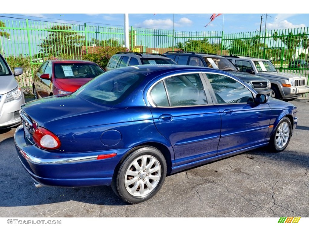 2003 X-Type 2.5 - Pacific Blue Metallic / Sand photo #6