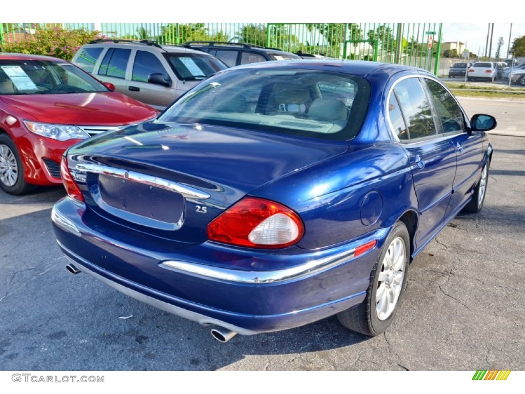 2003 X-Type 2.5 - Pacific Blue Metallic / Sand photo #7