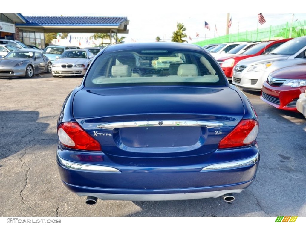 2003 X-Type 2.5 - Pacific Blue Metallic / Sand photo #9