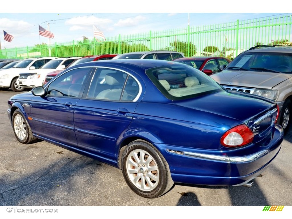 2003 X-Type 2.5 - Pacific Blue Metallic / Sand photo #11