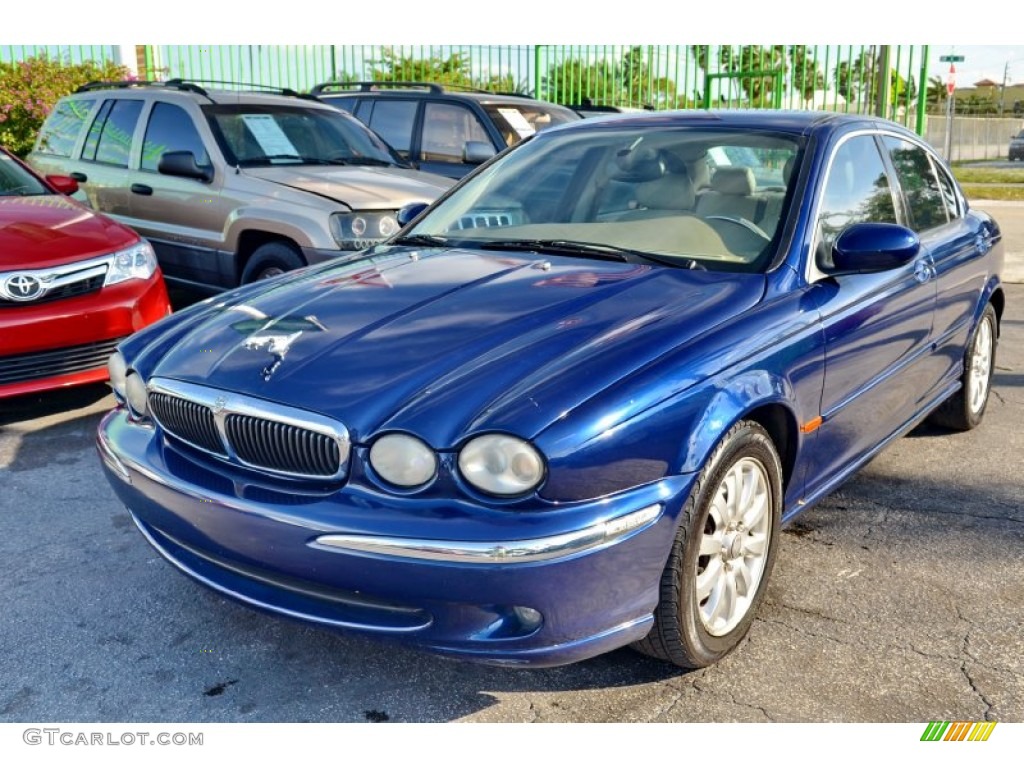 2003 X-Type 2.5 - Pacific Blue Metallic / Sand photo #15
