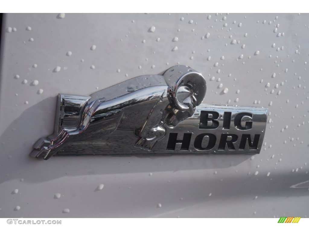 2014 1500 Big Horn Quad Cab - Bright White / Black/Diesel Gray photo #15