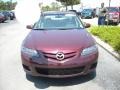 2008 Dark Cherry Mica Mazda MAZDA6 i Sport Sedan  photo #8