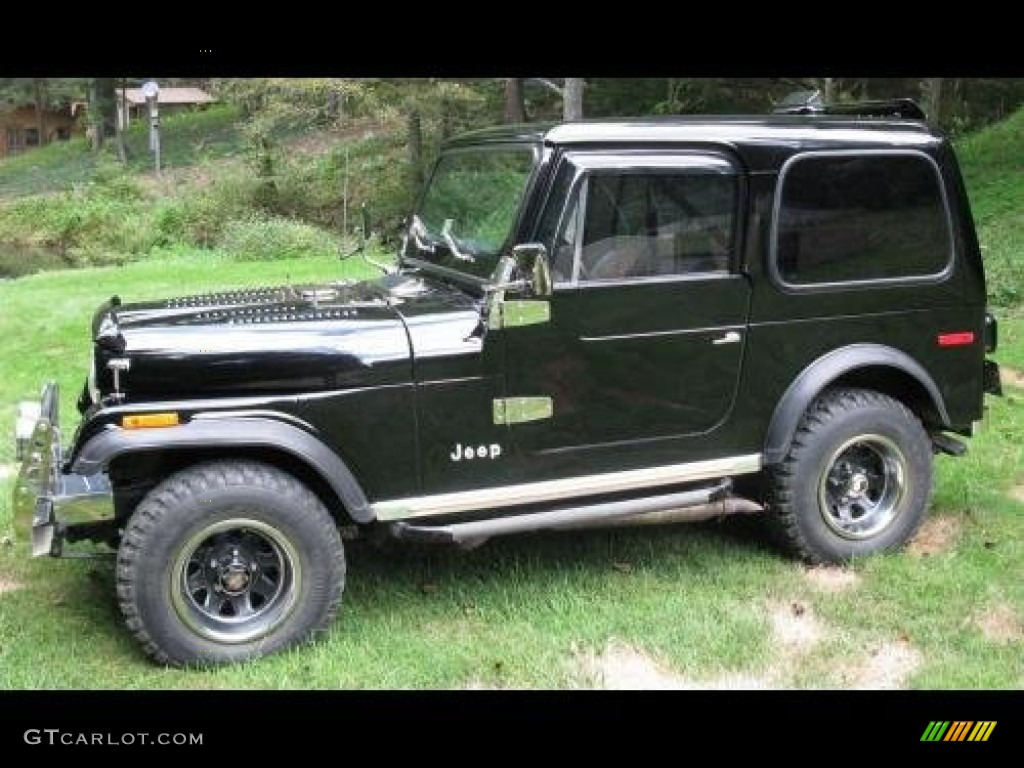 1978 CJ7 4x4 - Classic Black / Blue photo #1