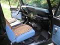 1978 Jeep CJ7 Blue Interior Front Seat Photo