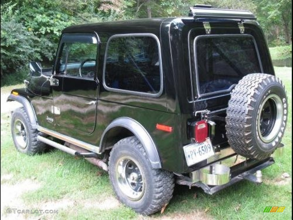 Classic Black 1978 Jeep CJ7 4x4 Exterior Photo #101608998