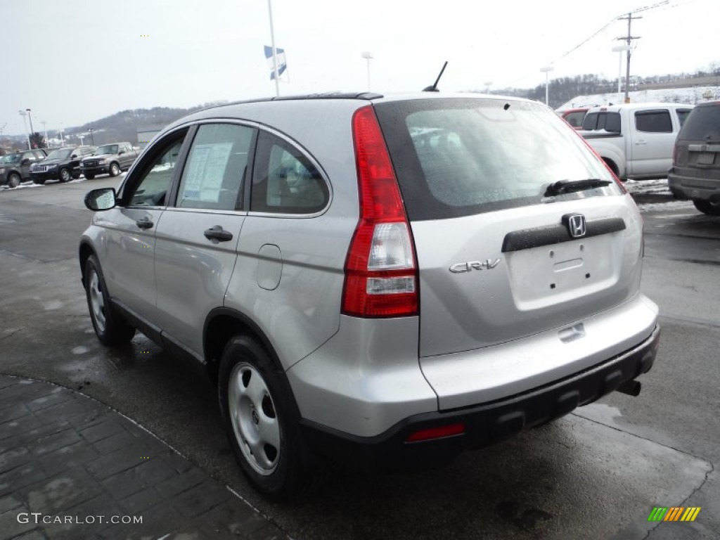 2009 CR-V LX 4WD - Alabaster Silver Metallic / Black photo #6