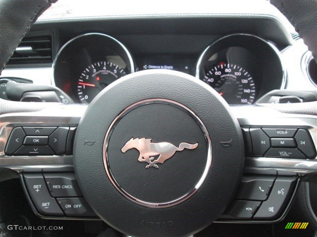 2015 Mustang GT Premium Coupe - Ingot Silver Metallic / Ebony photo #13