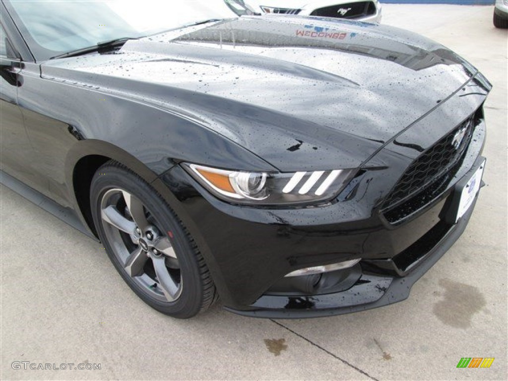 2015 Mustang V6 Coupe - Black / Ebony photo #2