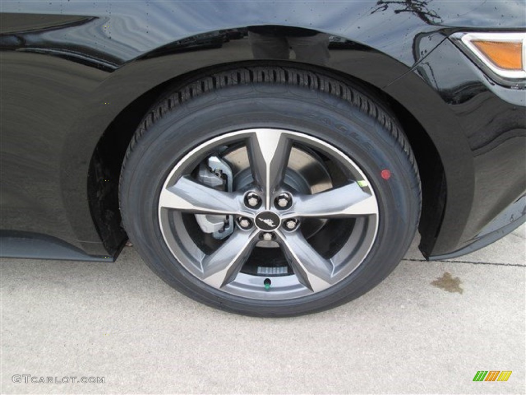 2015 Mustang V6 Coupe - Black / Ebony photo #3