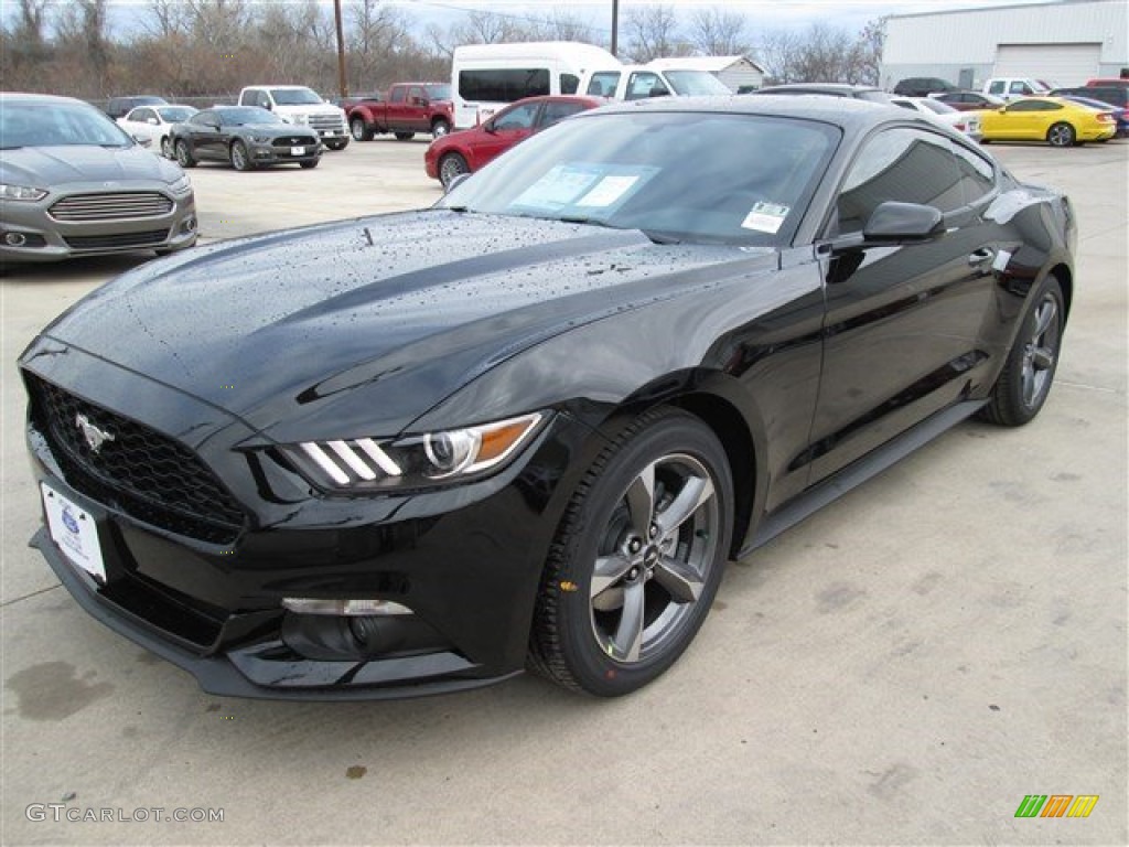 2015 Mustang V6 Coupe - Black / Ebony photo #5