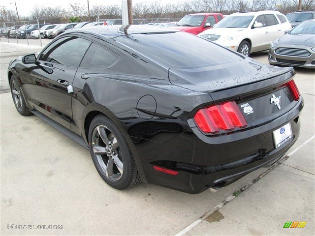 2015 Mustang V6 Coupe - Black / Ebony photo #7