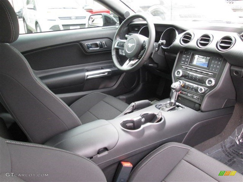 2015 Mustang V6 Coupe - Black / Ebony photo #13