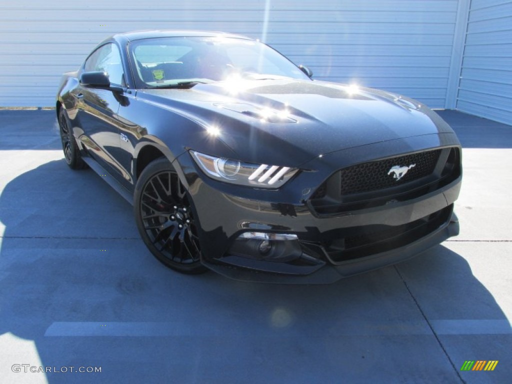 2015 Mustang GT Premium Coupe - Black / Ebony photo #1