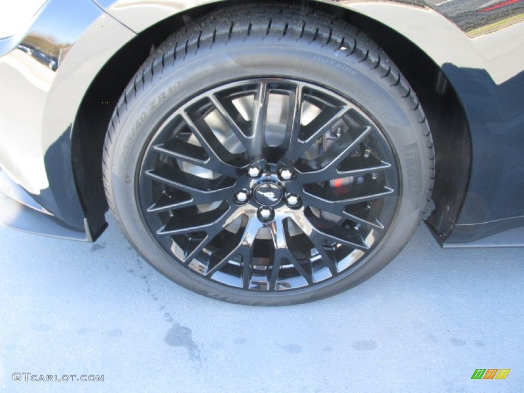 2015 Mustang GT Premium Coupe - Black / Ebony photo #11