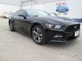 2015 Black Ford Mustang V6 Coupe  photo #1