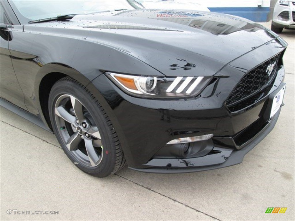 2015 Mustang V6 Coupe - Black / Ebony photo #2