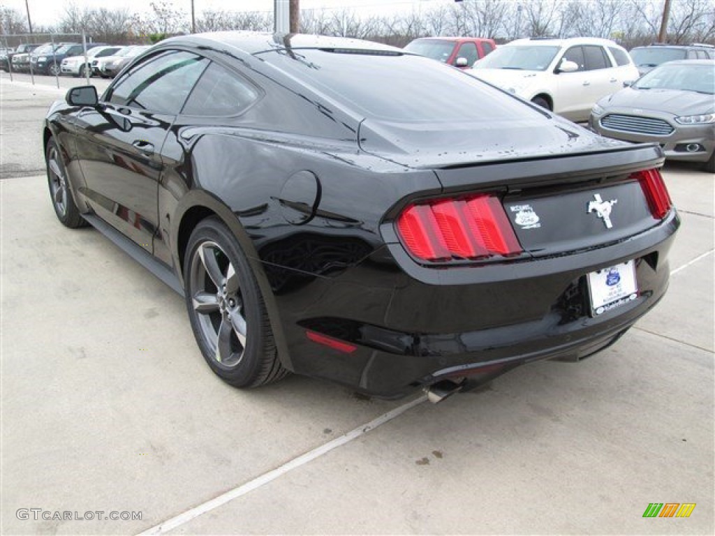 2015 Mustang V6 Coupe - Black / Ebony photo #7