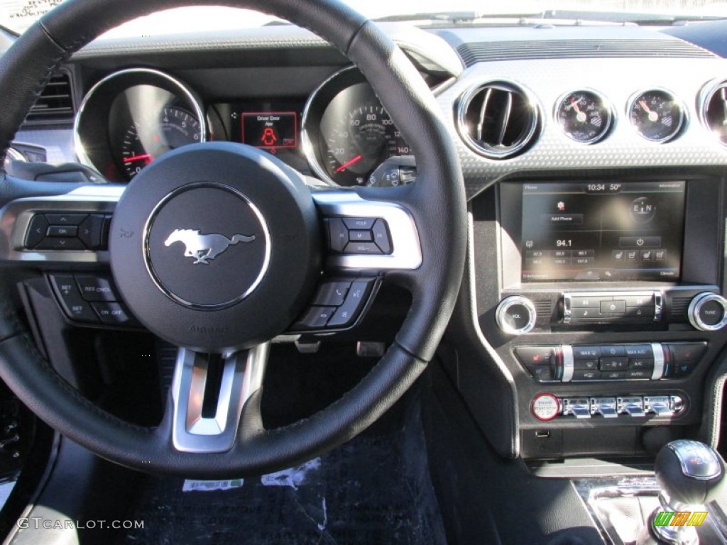 2015 Mustang GT Premium Coupe - Black / Ebony photo #21