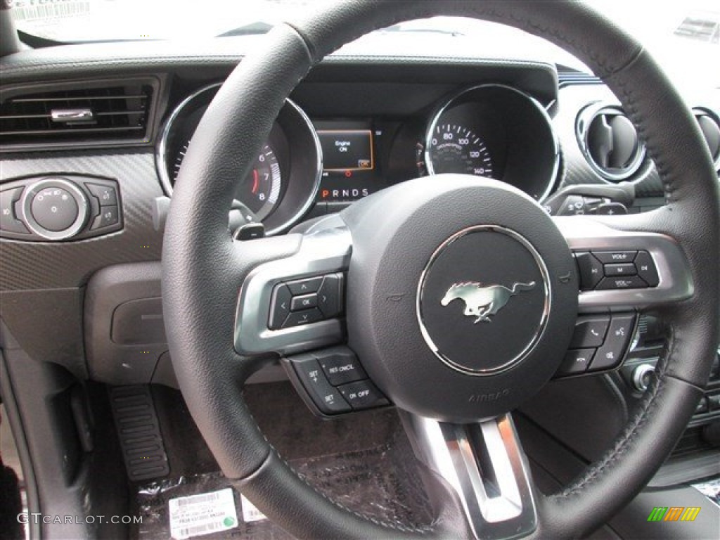 2015 Mustang V6 Coupe - Black / Ebony photo #16