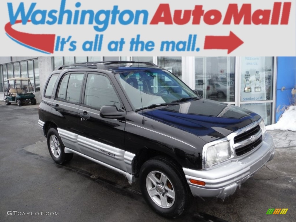 2002 Tracker LT 4WD Hard Top - Black / Medium Gray photo #1