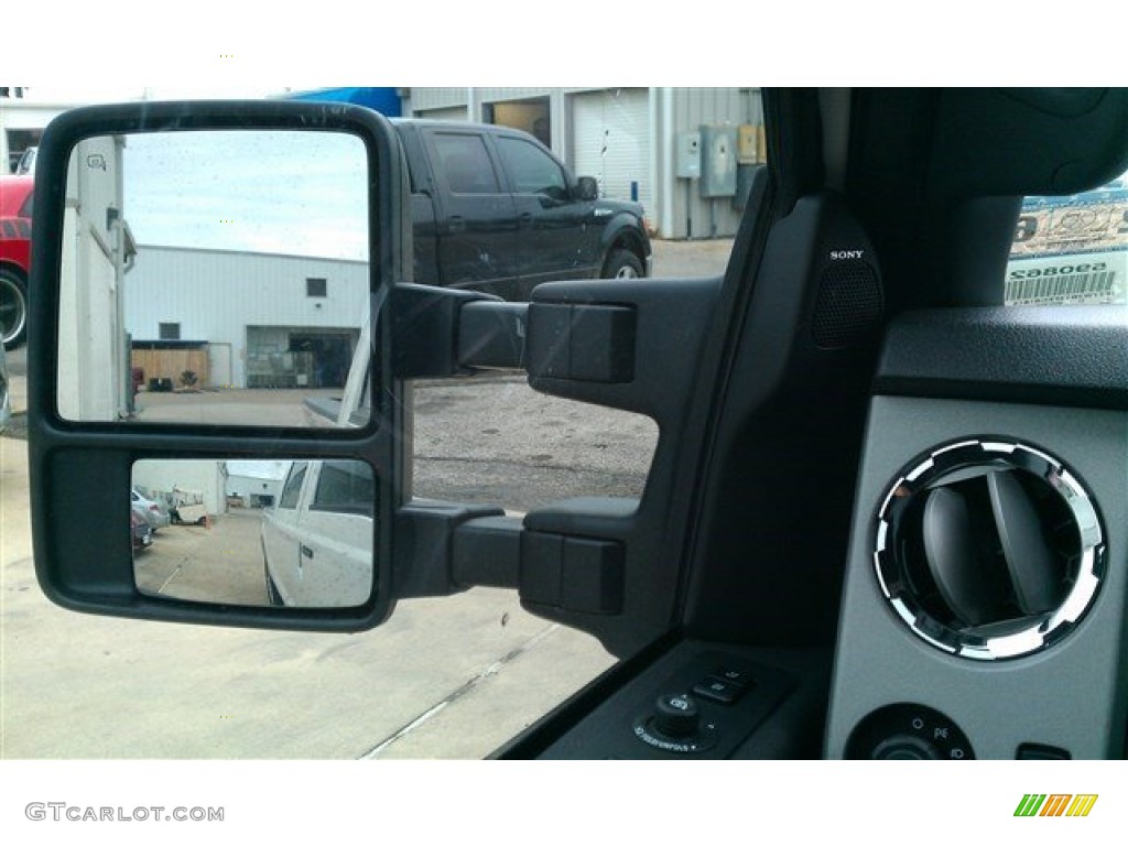 2015 F250 Super Duty Lariat Crew Cab 4x4 - White Platinum / Black photo #33