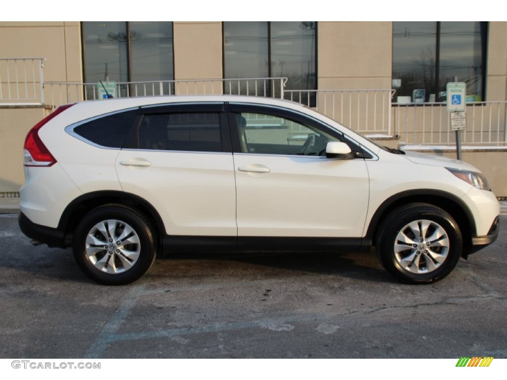 2012 CR-V EX 4WD - White Diamond Pearl / Gray photo #4