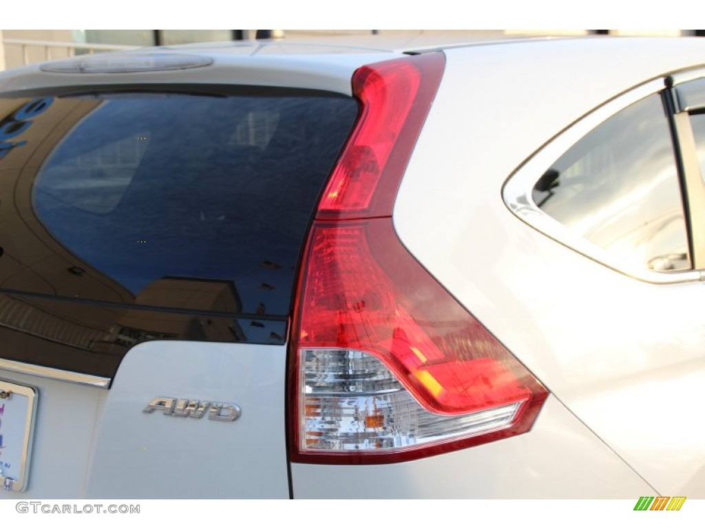 2012 CR-V EX 4WD - White Diamond Pearl / Gray photo #23