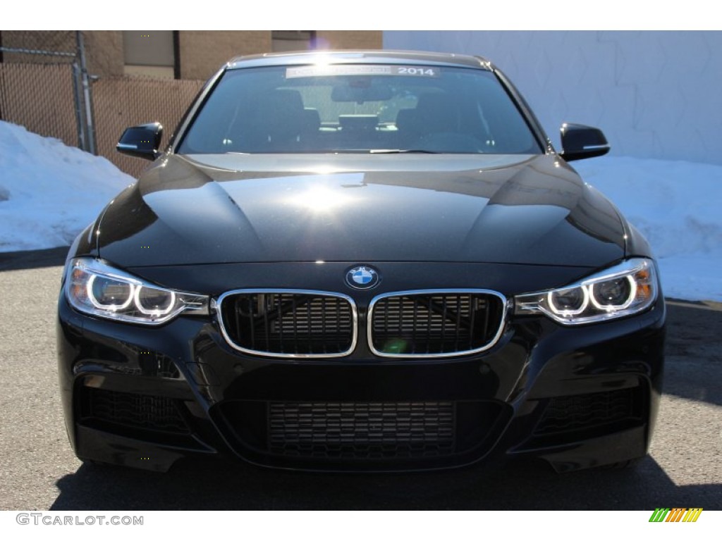 2014 3 Series 335i xDrive Sedan - Black Sapphire Metallic / Black photo #5