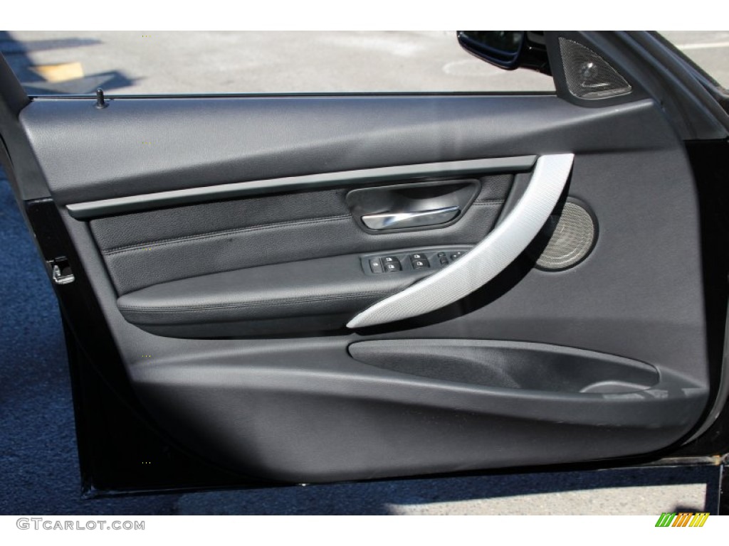 2014 3 Series 335i xDrive Sedan - Black Sapphire Metallic / Black photo #6