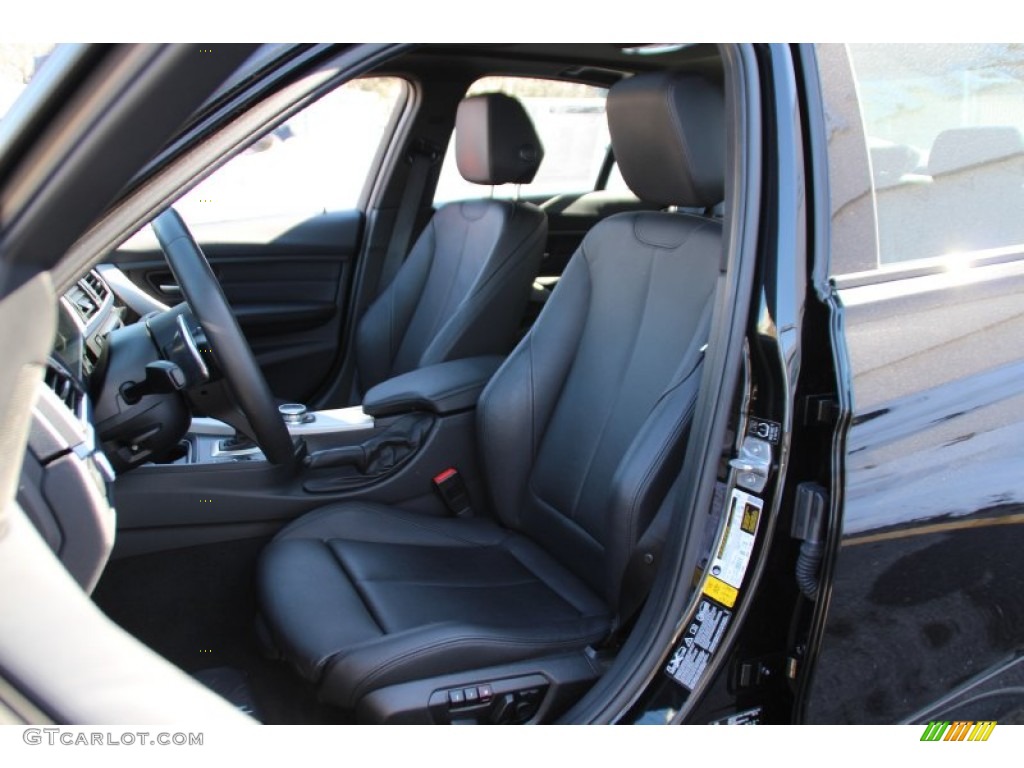 2014 3 Series 335i xDrive Sedan - Black Sapphire Metallic / Black photo #11