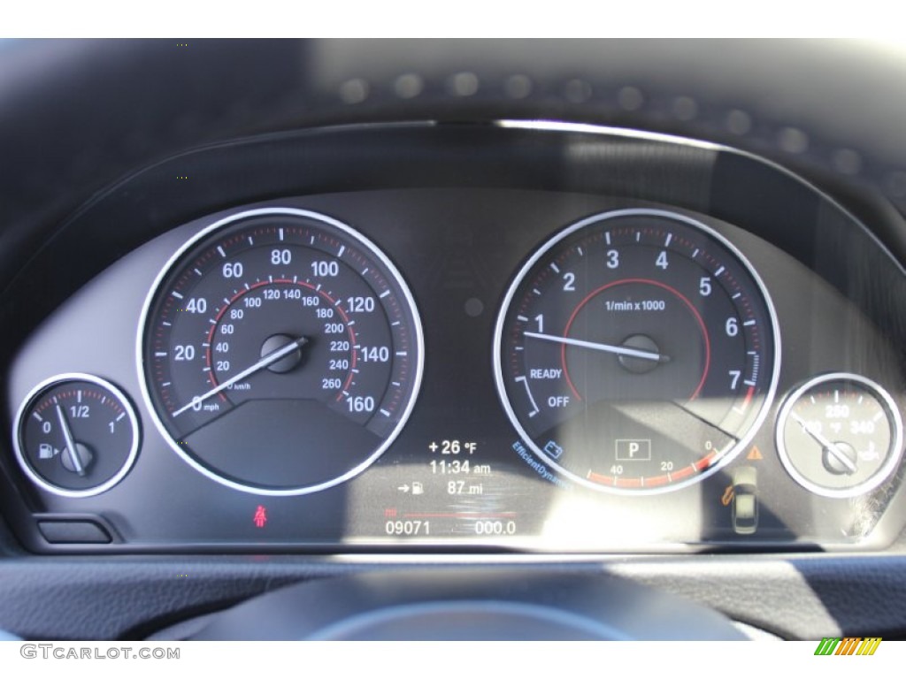 2014 3 Series 335i xDrive Sedan - Black Sapphire Metallic / Black photo #19