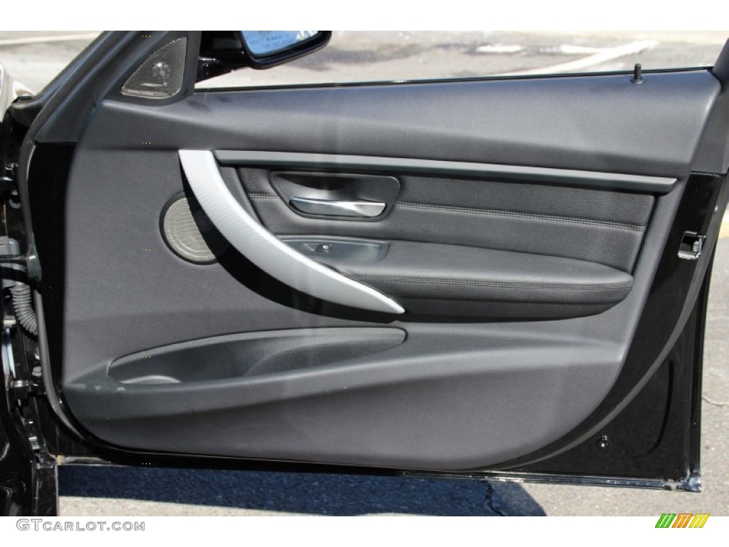 2014 3 Series 335i xDrive Sedan - Black Sapphire Metallic / Black photo #23